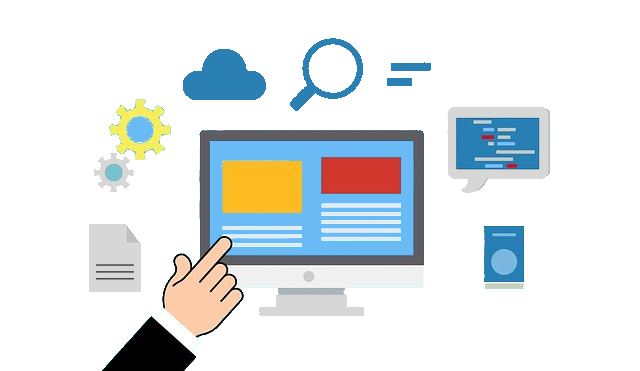 Domain registration and management illustration