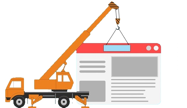 Website development illustration